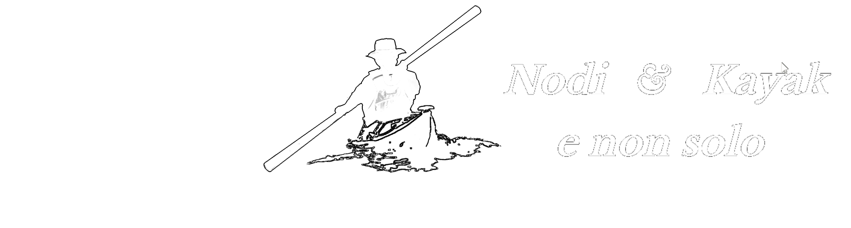 Logo sito e titolo: Nodi & Kayak e non solo